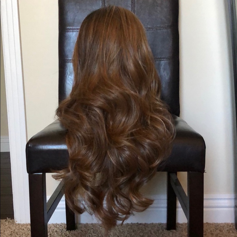 Discontinued BelleTress long wavy lace front wig